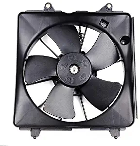 SCITOO Radiator Cooling Fan Engine Motor Assembly HO3117100 Compatible with 2006 2007 2008 2009 2010 2011 Honda Civic 1.8L