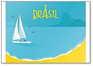 Imagen De Playas De Brasil Fridge Magnet