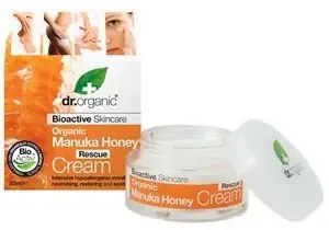 1 X 50ml Dr Organic Manuka Honey Rescue Cream Bioactive Intensive Care Emollient Good Quality Fast Shipping