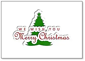 We Wish You Merry Christmas Illustration classic fridge magnet