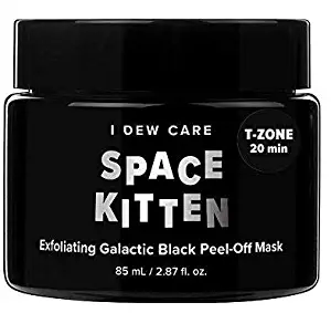 I DEW CARE Space Kitten Mask - Charcoal Face Mask, Korean Skin Care Peel Off Face Mask With Charcoal, Topaz Powder and Hazel Water, Cruelty-free, Paraben-free (2.87 fl oz)