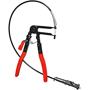Drake Off Road Long Reach Hose Clamp Pliers with Flexible Wire Shaft Fuel Oil Water Hose Tool