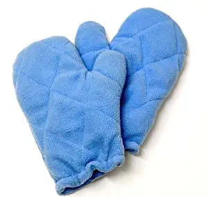 MICROWAVEABLE BUCKWHEAT HEAT THERAPY MITTS