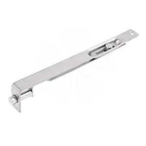 Houseuse Locks Silver Tone Replacing Lever Action Flush Bolt for Fire Proof Doors
