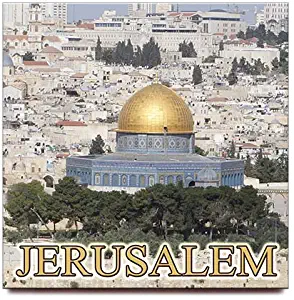 Jerusalem Dome of the Rock square fridge magnet Israel travel souvenir