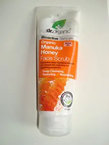 2 X 125ml Dr Organic Manuka Honey Face Scrub Bioactive Skin Care Gift Fro You