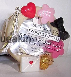 Bath & Body Works Scentportable Holder Paris & Frosted Cupcake Refill