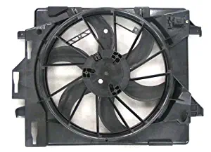For 2008-2010 Dodge Grand Caravan Engine/Radiator Cooling Fan Assembly - (4 Speed Transmission) 5058674AD CH3115157 Replacement For Dodge Grand Caravan