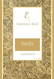 Expressive Scent 6 Pack Vanilla Large Scented Sachet Envelope