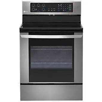 LG 6.3 Cu Ft Stainless Steel Electric Single Oven Range