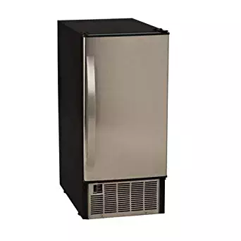 EdgeStar IB450SS 45 Lb. 15 Inch Wide Undercounter Clear Ice Maker - Stainless Steel