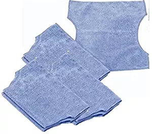 6 Pack Microfiber cloth Compatible with Swiffer Sweeper, Bissell Steamboost, Swiffer 2 in 1 for Wet Mopping or Dry Dusting - Reusable & Eco-friendly