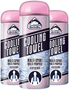Mister Coolz Cooling Towel for Instant Relief- Outdoor Sports Towel, Fitness, Yoga, Golf, Workout, Travel, Camping, Hiking, Fevers, Bowling, Gym, Running, Ice Towel, Chilly Towel, Stroke Prevention