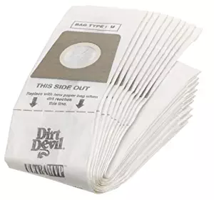 Dirt Devil Type U Vacuum Bags (10-Pack), 3920048001