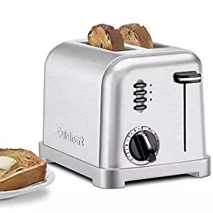 Cuisinart CPT-160 Metal Classic 2-Slice Toaster, Brushed Stainless