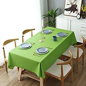 Bamboo Table Cloth Waterproof Oil-Proof Anti-Iron Ingmproof and Wash-Free Tablecloth Fruit Green 40 X 60 cm (2 Sheets) Suitable for Bedside Tables