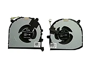 Z-one Fan Replacement for Dell XPS 15 9560 Series CPU and Gpu Cooling Fan 0VJ2HC VJ2HC 0TK9J1 TK9J1 4-Wire