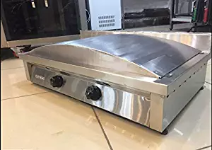 NATURAL GAS Countertop Stainless Steel Turkish Cuisine GOZLEME Commercial or for Home Use OVAL Saj Bread Tawa Crepe Roti Pan Chapati Bread Tortilla Pita Papad Maker Warmer Grill Griddle Machine