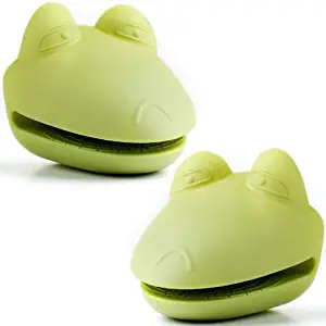 Green Frog Silicone Pot Holders **Matching Set of 2**