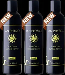 Tan Physics True Color Sunless Tanner, Pack of 3