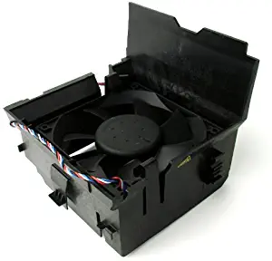 Genuine Dell RR527 CPU Cooling Fan and Shroud Assembly for Optiplex 210L, 320, 740, 745, 330, 360, 755, 760, 780, GX520, GX620 Mini-Tower Systems, Compatible Part Numbers: Y4574, G9096, H9073, P714F