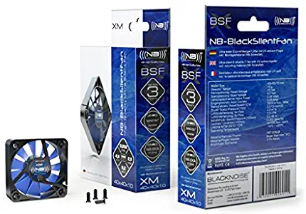 Noiseblocker NB-BlackSilentFan XM2 40x40x10mm Silent Fan, 3800RPM, 14 dBa