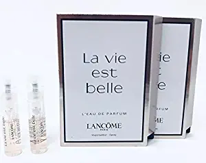 2 Lancome La Vie Est Belle L'eau de Parfum Sample Spray 0.04 fl. oz each