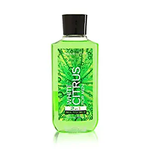 Bath and Body Works White Citrus 10 Ounce 2 In 1 Hair and Body Wash for Men Shower Gel