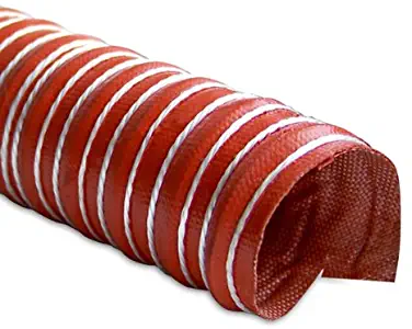 Mishimoto MMHOSE-D2 Heat Resistant Silicone Ducting, 2" x 12'