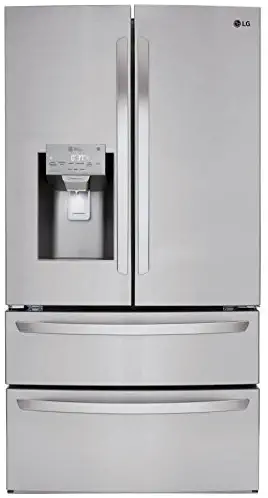 LG LMXS28626S 28 cu.ft. 4-Door French Door Refrigerator - Stainless Steel