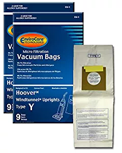 EnviroCare Replacement Micro Filtration Vacuum Bags for Hoover Windtunnel Upright Type Y 18 Pack