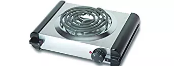 Boswell Commercial Equipment CB-7 Electric Range Hot Plate - Single Electric Range, 12" Length, 9" Width, 4" Height