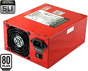 PC Power and Cooling S75CF Silencer 750W Quad Power Supply Ati Crossfire and 80+ Certified (Red)