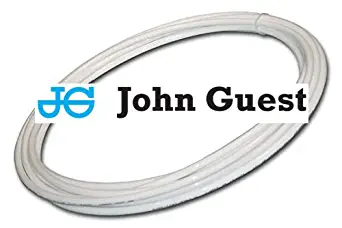 John Guest White 20 ft/roll 1/4" Polyethylene Tube Tubing Drinking Water RO Reverse Osmosis DI Aquarium Pipe LLDPE