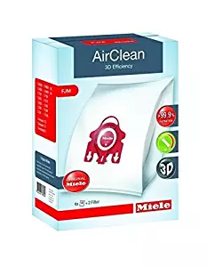 Miele Type F/J/M AirClean FilterBags, 5 Box