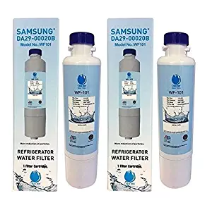 AF Compatible Replacement Water Filter Cartridge for Samsung RF28JBEDBSG, RF28JBEDBSR, RF323TEDBSR, RF30HBEDBSR (2PK)