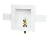 Oatey Ice Maker Box MIP Valve With PEX Adapter in White