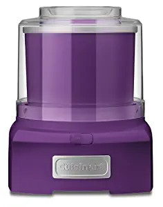 Cuisinart ICE-21PKSLT Frozen Yogurt-Ice Cream & Sorbet Maker, Raspberry (Renewed)