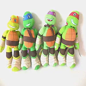 Teenage Mutant Ninja Turtles 10" - 4 Piece Plush Set - Includes: Mikey, Leo, Donny, Ralph