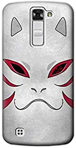 R3059 Ninja Black Ops Fox Mask Case Cover For LG K7