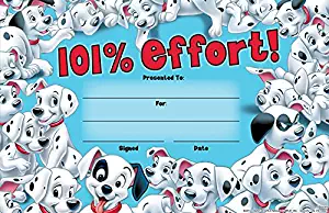 Eureka 101 Dalmatians 101% Effort Set of 36 Recognition Awards