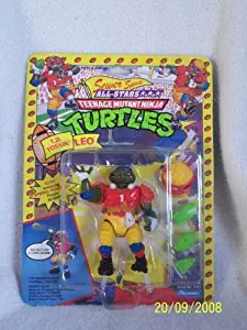 PlayMates 1991 Teenage Mutant Ninja Turtles Swer Sports All-StarsT.D. Tossin' Leo