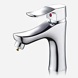 Moecd The Bathroom Faucet And Faucet Mop Pool Copper Water Basin Faucet Body,- 801 Chrome Ii) Slt