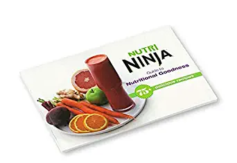 Nutri Ninja 75+ Recipe Guide to Nutritional Goodness Cook Book | CB450