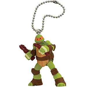 Teenage Mutant Ninja Turtles TMNT Figure Mascot Keychain - Michelangelo