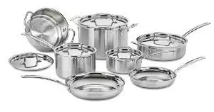 Premium Superior Quality Cuisinart MCP-12N MultiClad Pro Stainless Steel 12-Piece Cookware Set