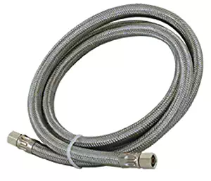 Eastman 203442 48389 Ice Maker Connector, 1/4" X 1/4" Compression, 120"