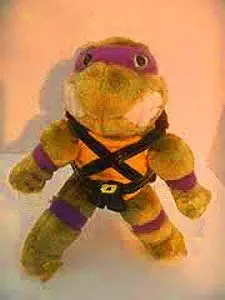 Vintage 1989 Playmates Teenage Mutant Ninja Turtles Plush - Donatello