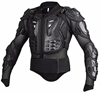 Motorcycle Full Body Armor Protective Jacket Guard ATV Motocross Gear Shirt Black Size XL For Kawasaki Ninja ZX1200 ZX-12R ZZR