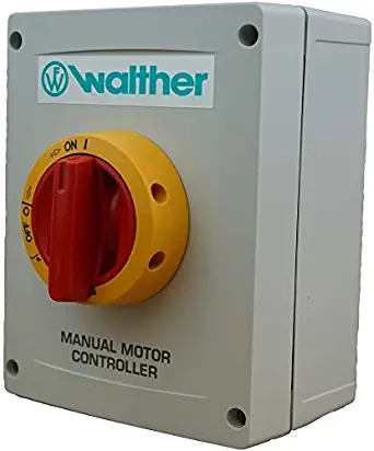 Walther Electric KEM360UL Y/R Enclosed Motor Disconnect Switch, 3 Pole, 60A/600V - Safe, Reliable for Installations of All Kinds: Welding, Motor Gen-Sets, Compressors, Food Processing